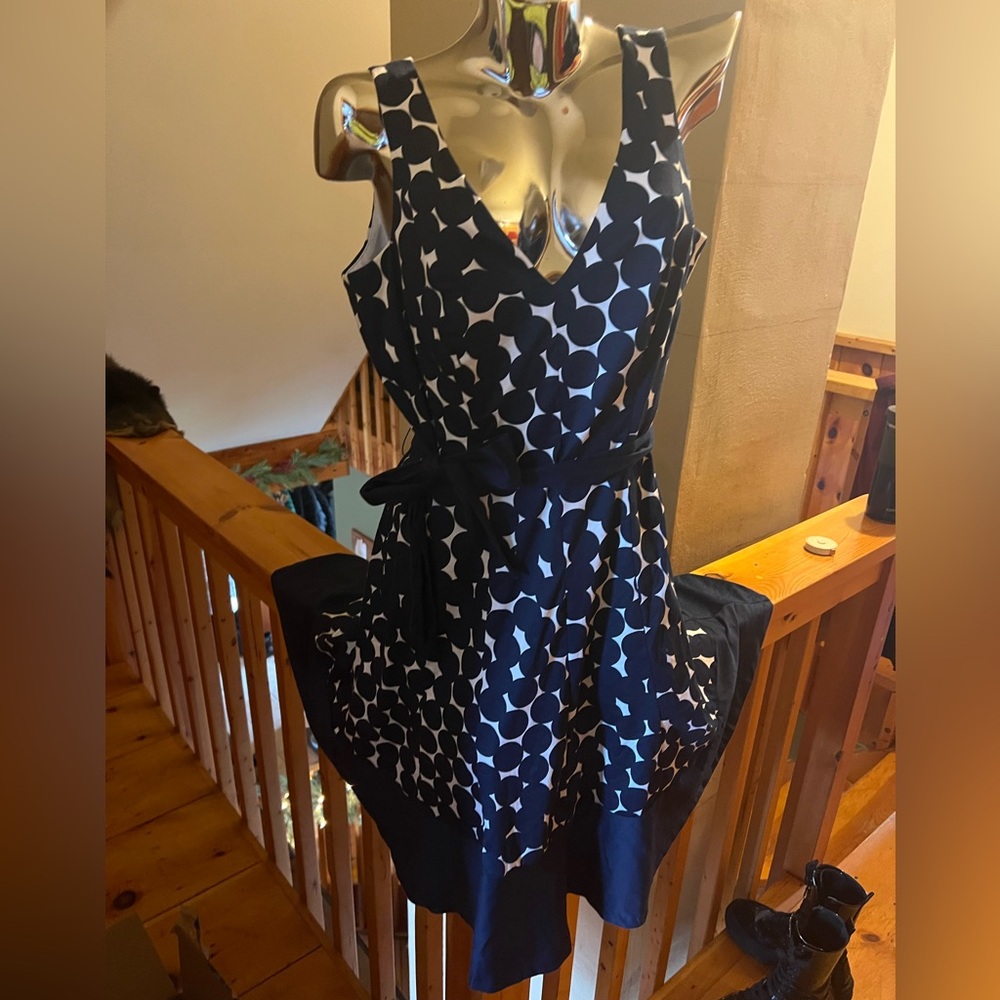NWOT Nine West Polka Dot Circle Dress (10)